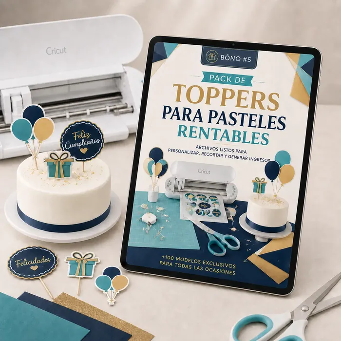 Bonus 5 : pack de toppers pour gâteaux